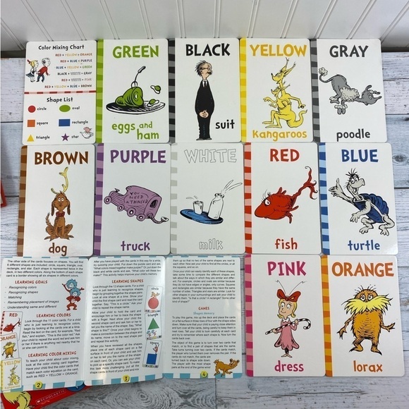 Dr Seuss Beginner Book and Concept Cards‎ Bundle for Kids - Picture 6 of 15